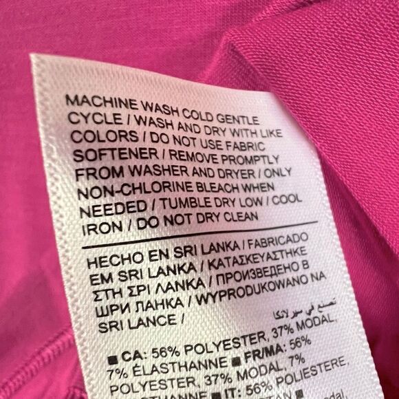 ATHLETA WOMENS NEW T SHIRT PURPLE/PINK SIZE 2X - Picture 5 of 10